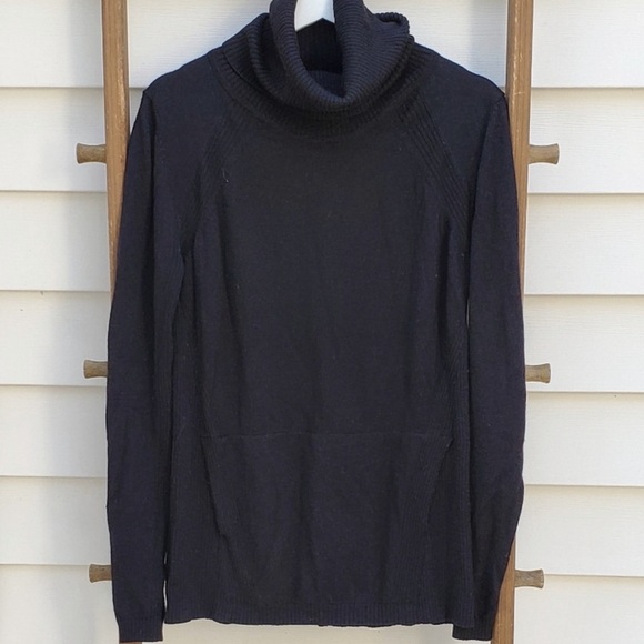 LULULEMON Sweat & Savasana Merino Wool Sweater in Inkwell (Black) — 8 - Picture 8 of 9